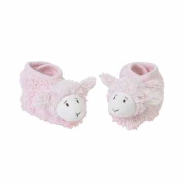 Happy horse pluche lammy slofjes roze